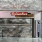 Columbus Show Case Curved Glass Countertop, Vintage Bakery Jewelry Display