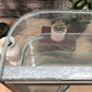 Columbus Show Case Curved Glass Countertop, Vintage Bakery Jewelry Display