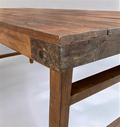 Wood Folding Table (72x36) Reclaimed Wood Dining, Kitchen Island