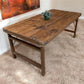 table - Wood Folding Table (72x36) Reclaimed Wood Dining, Kitchen Island A142 by The Old Grainery (dining table, farm tabl...