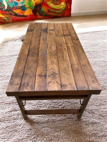 table - Wood Folding Table (72x36) Reclaimed Wood Dining, Kitchen Island A142 by The Old Grainery (dining table, farm tabl...