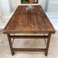 table - Wood Folding Table (72x36) Reclaimed Wood Dining, Kitchen Island A144 by The Old Grainery (dining table, farm tabl...