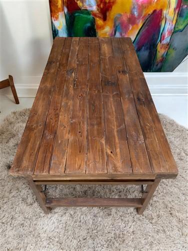 table - Wood Folding Table (72x36) Reclaimed Wood Dining, Kitchen Island A144 by The Old Grainery (dining table, farm tabl...