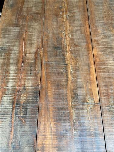 Wood Folding Table (67.5x34.25) Vintage Dining Room Kitchen Island Portable A145