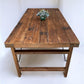 Wood Folding Table, (72x36) Vintage Dining Room, Kitchen Island, Portable, A146