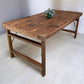 Wood Folding Table, (72x36) Vintage Dining Room, Kitchen Island, Portable, A146