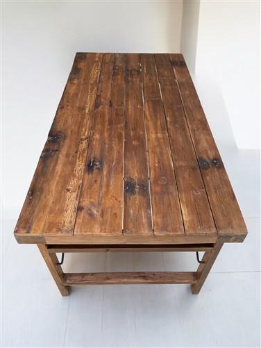 Wood Folding Table, (72x36) Vintage Dining Room, Kitchen Island, Portable, A146