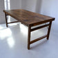 Wood Folding Table, (72x36) Vintage Dining Room, Kitchen Island, Portable, A146
