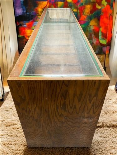 Vintage Cabinet - 10' Oak Shirt Clothes Showcase, Vintage Store Counter Display Case, Mercantile A by The Old Grainery (ar...