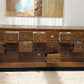 Vintage Cabinet - 10' Oak Shirt Clothes Showcase, Vintage Store Counter Display Case, Mercantile A by The Old Grainery (ar...