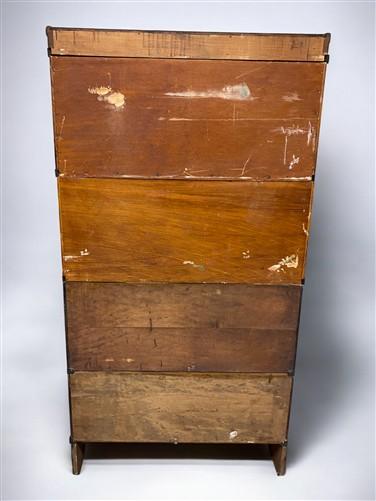 Globe-Wernicke Barrister Bookcase, Vintage Lawyer Cabinet, Stacking Bookcase, B