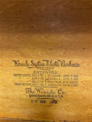 Wernicke System Elestic Bookcase, Vintage Lawyer Cabinet, Stacking Bookcase, C