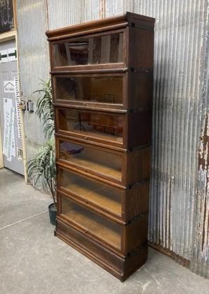 Globe-Wernicke Barrister Bookcase, Vintage Lawyer Cabinet, Stacking Bookcase, D