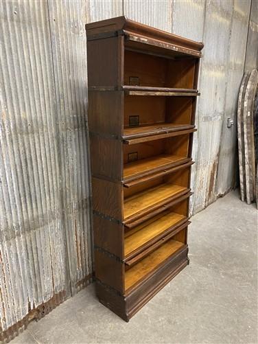 Globe-Wernicke Barrister Bookcase, Vintage Lawyer Cabinet, Stacking Bookcase, D