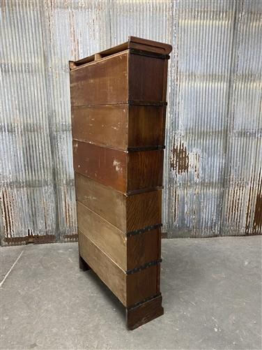 Globe-Wernicke Barrister Bookcase, Vintage Lawyer Cabinet, Stacking Bookcase, D