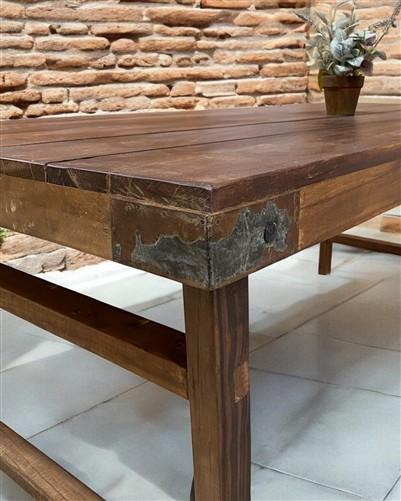 table - Wood Folding Table, (72x36) Reclaimed Wood Dining, Kitchen Island A149 by The Old Grainery (dining table, farm tab...
