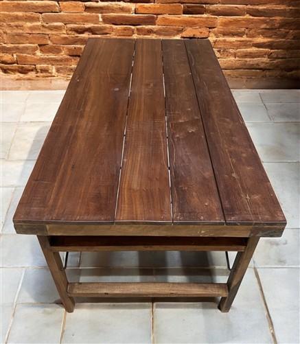 table - Wood Folding Table, (72x36) Reclaimed Wood Dining, Kitchen Island A149 by The Old Grainery (dining table, farm tab...