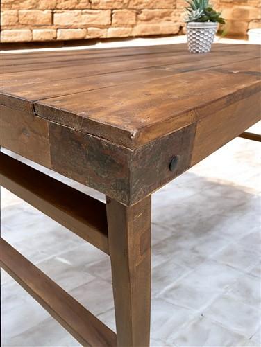 table - Wood Folding Table, (72x36) Reclaimed Wood Dining, Kitchen Island A154 by The Old Grainery (dining table, farm tab...