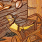 Wooden Carving - 3D Wooden Relief Carving, North American Wildlife, Rustic Carved Wood Folk Art by The Old Grainery (3D, a...