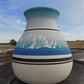 Vase - Kanuho Navajo Pottery, Signed 9" Native American Indian Southwest Ceramic Vase, by The Old Grainery (9 inch tall, c...