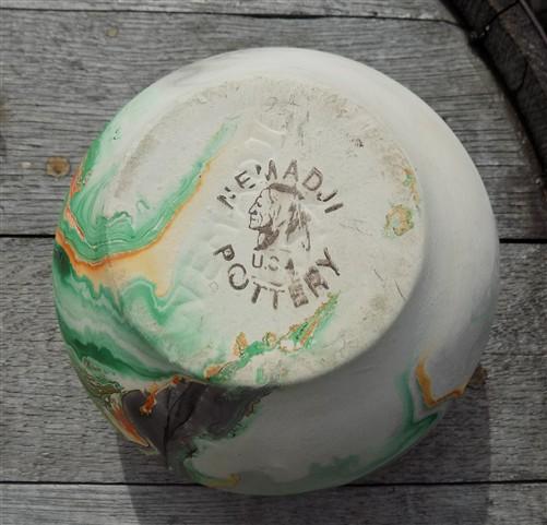 Southwestern vase - Nemadji Indian Pottery, 4" Swirled Native American Southwest Ceramic Vase, by The Old Grainery (4 inch...