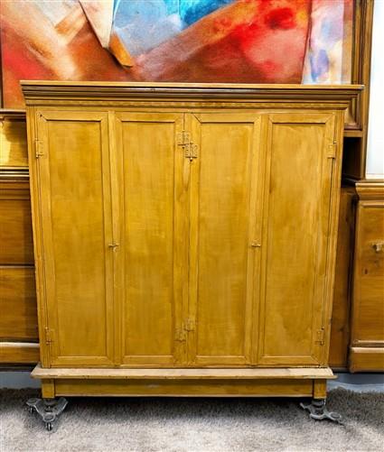 Storage Cabinet with Base, Vintage Kitchen Pantry, Cupboard, Utility Cabinet, A