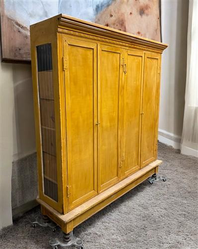Storage Cabinet with Base, Vintage Kitchen Pantry, Cupboard, Utility Cabinet, A