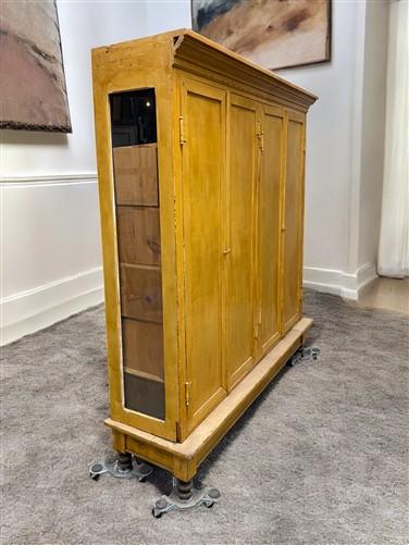 Storage Cabinet with Base, Vintage Kitchen Pantry, Cupboard, Utility Cabinet, A