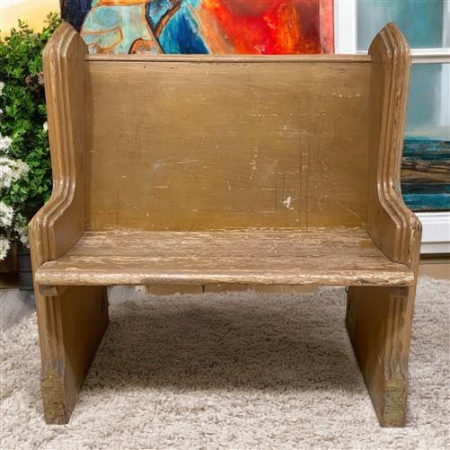 Church Pew - Wood Church Pew Bench (36x20) Vintage Porch Garden Bench, Entryway Bench, B20 by The Old Grainery (antique, a...