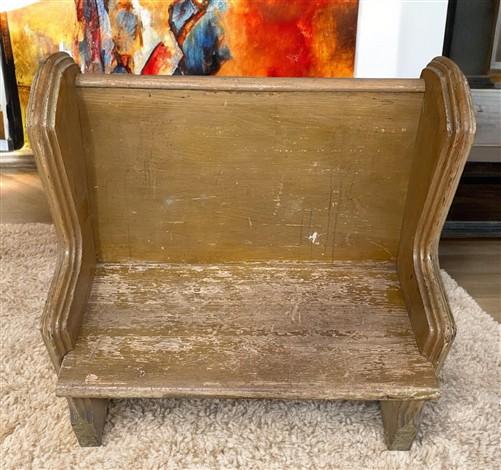 Church Pew - Wood Church Pew Bench (36x20) Vintage Porch Garden Bench, Entryway Bench, B20 by The Old Grainery (antique, a...