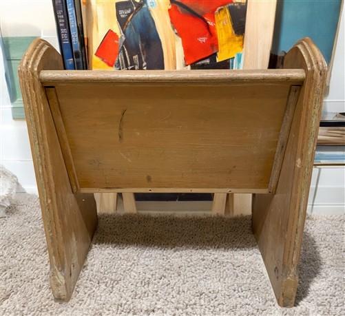 Church Pew - Wood Church Pew Bench (36x20) Vintage Porch Garden Bench, Entryway Bench, B20 by The Old Grainery (antique, a...