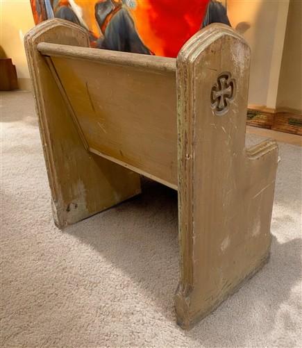 Church Pew - Wood Church Pew Bench (36x20) Vintage Porch Garden Bench, Entryway Bench, B20 by The Old Grainery (antique, a...