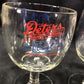 Deters Dairy Farm Stemed Goblet Quincy Illinois, Vintage Milk Advertising Glass,