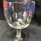 Deters Dairy Farm Stemed Goblet Quincy Illinois, Vintage Milk Advertising Glass,
