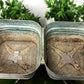 Wash Tubs - Wheeling Galvanized Double Wash Tub, Beer Cooler, Flower Pot Stand Bucket A29, by The Old Grainery (Americana,...