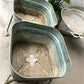 Wash Tubs - Wheeling Galvanized Double Wash Tub, Beer Cooler, Flower Pot Stand Bucket A29, by The Old Grainery (Americana,...