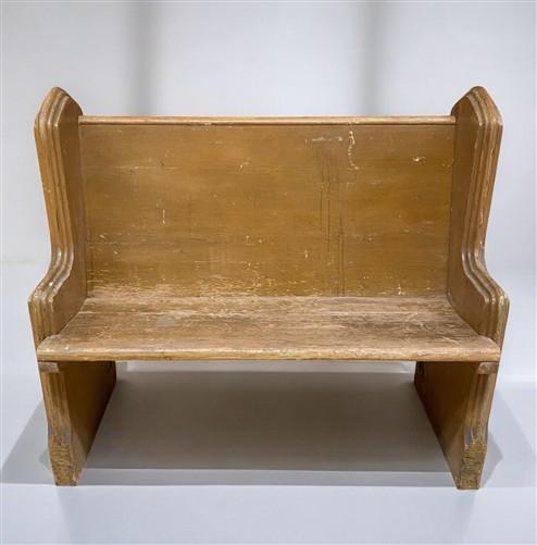Church Pew - Wood Church Pew Bench (44x20.5) Vintage Porch Garden Bench, Entryway Bench, B21 by The Old Grainery (antique,...