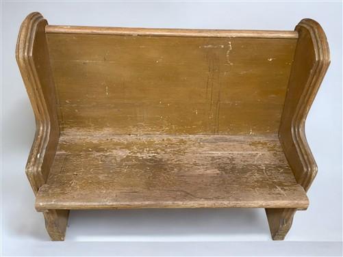 Church Pew - Wood Church Pew Bench (44x20.5) Vintage Porch Garden Bench, Entryway Bench, B21 by The Old Grainery (antique,...