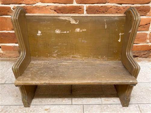 Church Pew - Wood Church Pew Bench (44x20) Vintage Porch Garden Bench, Entryway Bench, B25 by The Old Grainery (antique, a...