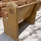 Church Pew - Wood Church Pew Bench (44x20) Vintage Porch Garden Bench, Entryway Bench, B25 by The Old Grainery (antique, a...