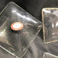 Clock parts - 6 Vintage Convex Curved Dome Glass Clock Faces, Glass Replacement Parts Lot B, by The Old Grainery (Clear, C...