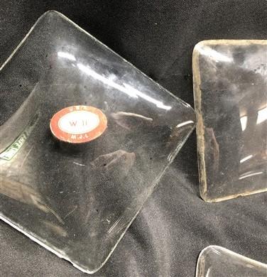 Clock parts - 6 Vintage Convex Curved Dome Glass Clock Faces, Glass Replacement Parts Lot B, by The Old Grainery (Clear, C...