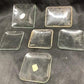 Clock parts - 6 Vintage Convex Curved Dome Glass Clock Faces, Glass Replacement Parts Lot B, by The Old Grainery (Clear, C...