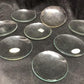 Clock parts - 8 Vintage Convex Curved Dome Glass Clock Faces, Glass Replacement Parts Lot C, by The Old Grainery (Clear, c...