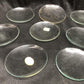 Clock parts - 8 Vintage Convex Curved Dome Glass Clock Faces, Glass Replacement Parts Lot C, by The Old Grainery (Clear, c...
