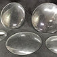 5 Vintage Convex Curved Dome Glass Clock Faces, Glass Replacement Parts Lot F,