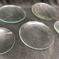 5 Vintage Convex Curved Dome Glass Clock Faces, Glass Replacement Parts Lot F,