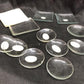 Clock parts - 12 Vintage Convex Curved Dome Glass Clock Faces, Glass Replacement Parts Lot G, by The Old Grainery (Baby be...