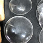 12 Vintage Convex Curved Dome Glass Clock Faces, Glass Replacement Parts Lot H,