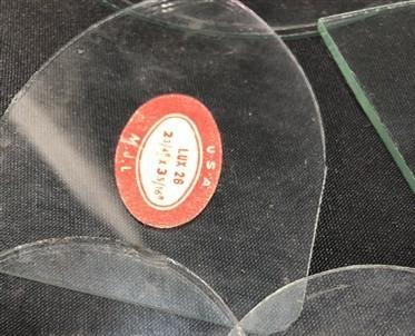 10 Vintage Glass Clock Faces, NOS Vintage Glass Replacement Parts Lot I,